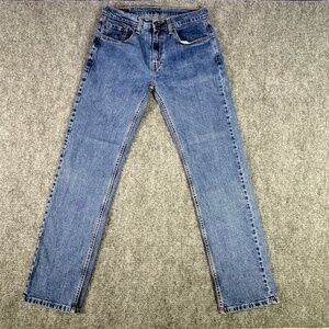 Levi's 505 Men's Blue Regular Fit Straight Leg Jeans W32 L34 Denim